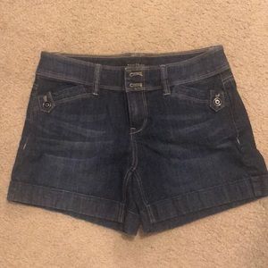 White House Black Market Jean Shorts